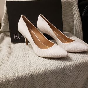 White I.N.C heels